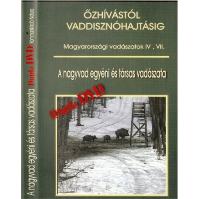 Dr. Ignácz Magdolna: A nagyvad egyéni és társas vadászata dupla DVD